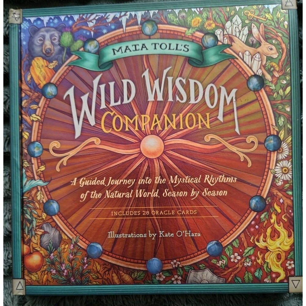 Storey Publishing Wild Wisdom Companion by Maia Toll Hardcover Mind Body Spirit